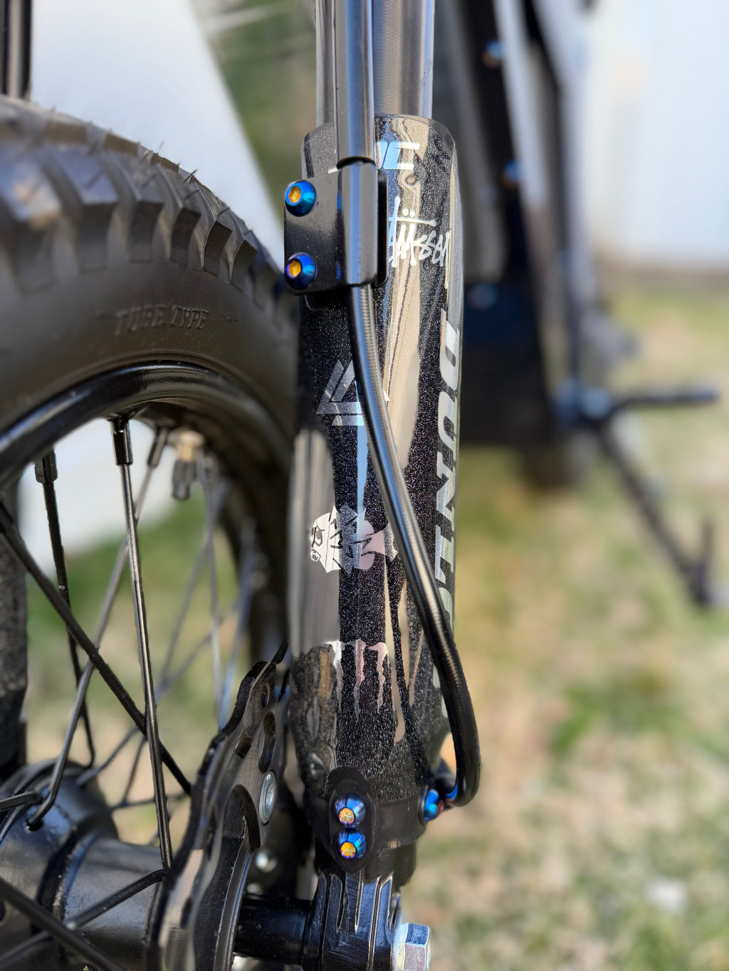 Fork Guard Titanium Kit (8)